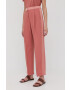 Max&Co. pantaloni femei culoarea portocaliu drept high waist - Pled.ro