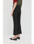 Max&Co. pantaloni femei culoarea negru evazati high waist - Pled.ro