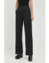 Max&Co. pantaloni femei culoarea negru lat high waist - Pled.ro