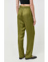 Max&Co. pantaloni femei culoarea verde lat high waist - Pled.ro