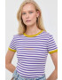 Max&Co. tricou din bumbac culoarea violet - Pled.ro