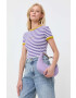 Max&Co. tricou din bumbac culoarea violet - Pled.ro