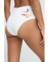 Max Mara Beachwear chiloti de baie culoarea alb - Pled.ro