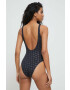 Max Mara Beachwear costum de baie dintr-o bucată culoarea negru cupa moale - Pled.ro