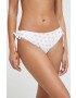 Max Mara Beachwear Max Mara chiloti de baie culoarea alb - Pled.ro