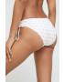 Max Mara Beachwear Max Mara chiloti de baie culoarea alb - Pled.ro