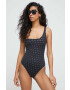 Max Mara Beachwear Max Mara costum de baie dintr-o bucată culoarea negru cupa usor rigidizata - Pled.ro