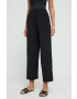 Max Mara Beachwear pantaloni de plaja femei culoarea negru - Pled.ro