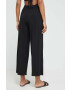 Max Mara Beachwear pantaloni de plaja femei culoarea negru - Pled.ro