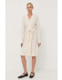 Max Mara Leisure cardigan femei culoarea bej light - Pled.ro