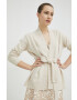 Max Mara Leisure cardigan din lana culoarea gri - Pled.ro