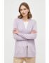 Max Mara Leisure pulover de mătase culoarea violet light - Pled.ro