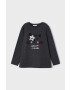 Mayoral longsleeve din bumbac pentru copii culoarea gri - Pled.ro