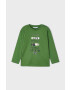 Mayoral longsleeve din bumbac pentru copii culoarea verde cu imprimeu - Pled.ro