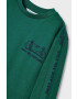 Mayoral longsleeve din bumbac pentru copii culoarea verde cu imprimeu - Pled.ro