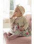 Mayoral Newborn cardigan bebe culoarea bej light - Pled.ro