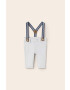 Mayoral Newborn pantaloni copii culoarea gri neted - Pled.ro