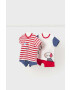 Mayoral Newborn set de bumbac pentru bebelusi culoarea rosu - Pled.ro