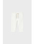 Mayoral pantaloni bebe culoarea alb neted - Pled.ro