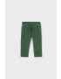 Mayoral pantaloni bebe culoarea verde neted - Pled.ro