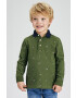 Mayoral Tricou polo copii culoarea verde modelator - Pled.ro