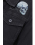 Medicine geaca jeans barbati culoarea negru de tranzitie - Pled.ro