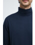 Medicine longsleeve femei culoarea verde cu turtleneck - Pled.ro