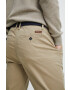 Medicine pantaloni barbati culoarea bej cu fason chinos - Pled.ro