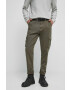 Medicine pantaloni barbati culoarea verde drept - Pled.ro