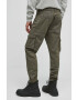 Medicine pantaloni barbati culoarea verde drept - Pled.ro