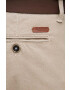 Medicine pantaloni barbati culoarea bej cu fason chinos - Pled.ro