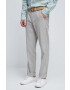 Medicine pantaloni din in culoarea gri drept - Pled.ro