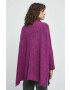 Medicine poncho culoarea violet light - Pled.ro