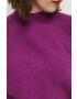 Medicine pulover femei culoarea violet light cu turtleneck - Pled.ro