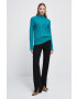 Medicine pulover femei culoarea verde cu turtleneck - Pled.ro