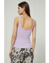 Medicine top femei culoarea violet - Pled.ro