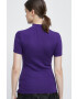 Medicine tricou femei culoarea violet cu turtleneck - Pled.ro