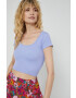 Medicine tricou femei culoarea violet - Pled.ro