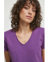 Medicine tricou femei culoarea violet - Pled.ro