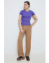 Medicine tricou femei culoarea violet - Pled.ro