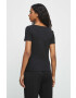 Medicine tricou femei culoarea negru - Pled.ro