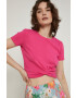 Medicine tricou femei culoarea roz - Pled.ro