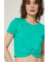 Medicine tricou femei culoarea verde - Pled.ro