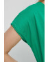 Medicine tricou din bumbac femei culoarea verde - Pled.ro