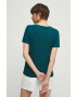 Medicine tricou din bumbac femei culoarea verde - Pled.ro