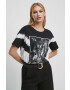 Medicine tricou din bumbac culoarea negru - Pled.ro