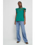 Medicine tricou din bumbac culoarea verde - Pled.ro