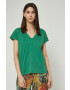 Medicine tricou din bumbac culoarea verde - Pled.ro