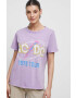 Medicine tricou din bumbac culoarea violet - Pled.ro