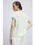 Medicine tricou din bumbac culoarea verde - Pled.ro